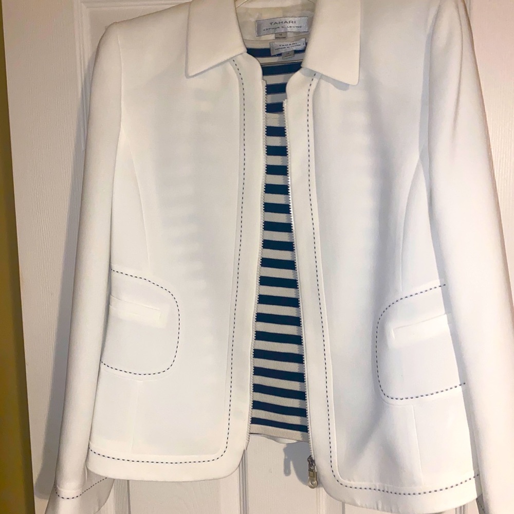 Tahari jacket with shirt